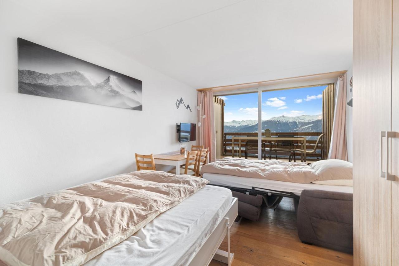 Chaleureux Studio A Anzere, Accessible A Ski, Proche De Tout Exterior photo